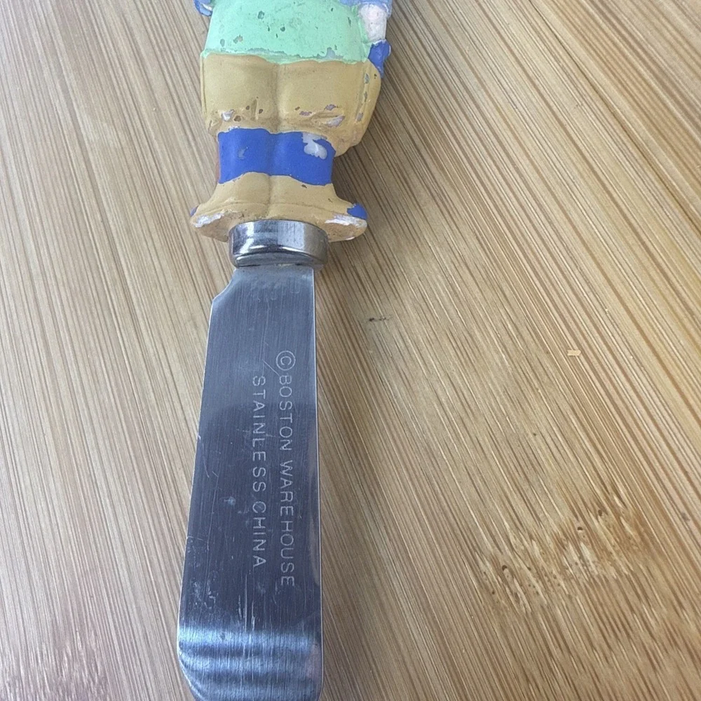 Girl Buffet Stainless Butter Cheese Jelly Spreader Boston Warehouse